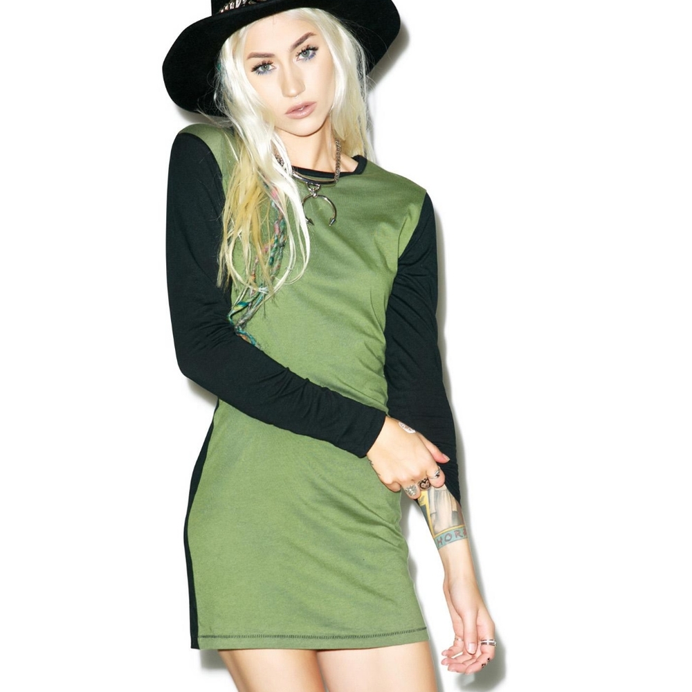 Insight  tshirt Dress womens casual long sleeves